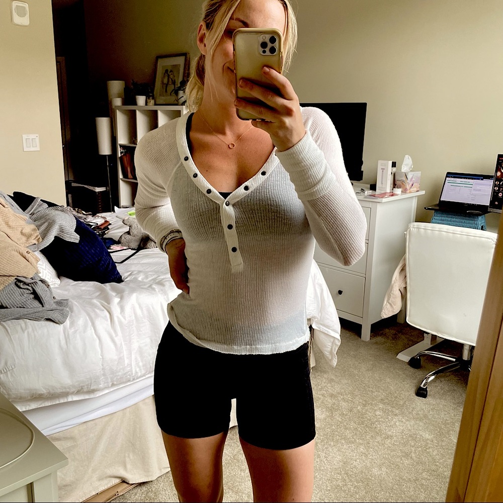 Urban Outfitters Fitted Cozy Long Sleeve